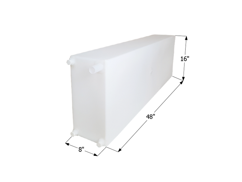 25 Gallon Roto-Molded Fresh Water Tank - White