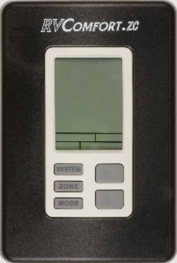 Coleman-Mach 9 Series Multi-Zone Thermostat – Digital LCD, 12V DC, Black, RV & Marine Use (9420-330)