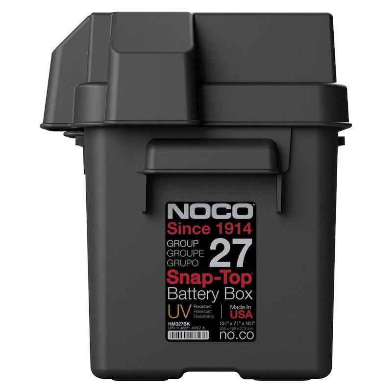 Group 27 Snap-Top Battery Box Vented – NOCO BG27 (HM327BKS)