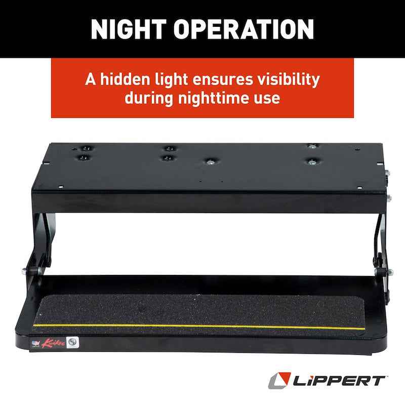 Kwikee Series 26 Electric Single RV Entry Step – 23.5” Width 3711363