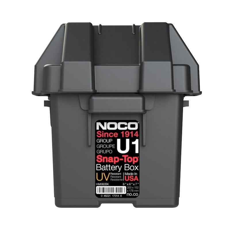 Group U1 Snap-Top Battery Box Vented – NOCO BGU1 (HM082BKS)