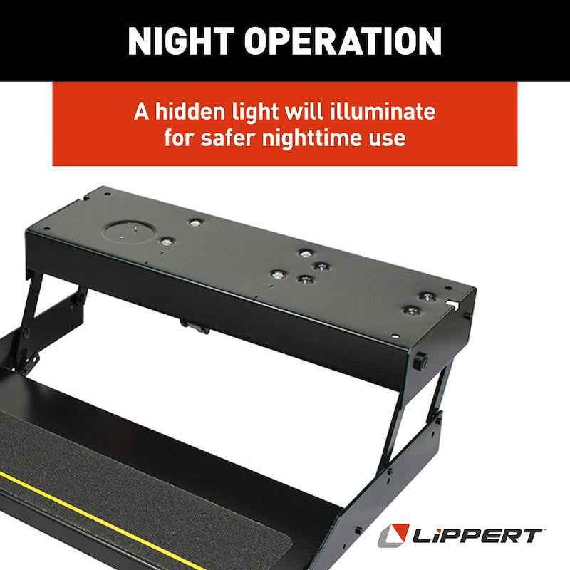 Kwikee 36 Series Single Electric RV Step – Part # 3756271