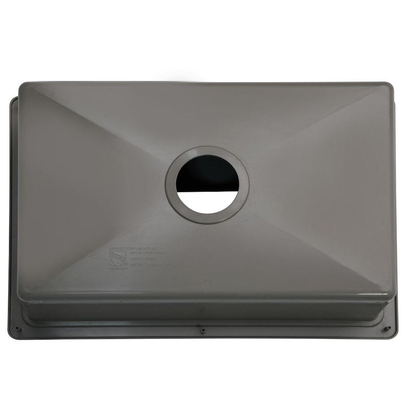 Évier de cuisine simple pour camping-car de 25 po – Aspect inox, montage en surface, ABS