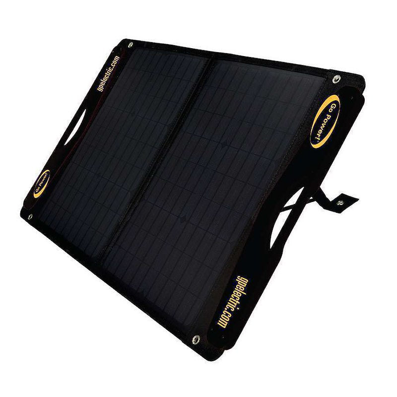 Go Power DuraLite 100W Portable Solar Kit GP-DURALITE-100 – Lightweight Foldable - Used RV Parts