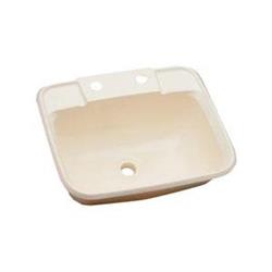 Rectangular ABS RV Sink – White, 14-3/4" x 12-1/4"