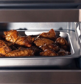 8-in-1 Toaster Oven Air Fryer Combo with Convection | No Turntable, Silver
