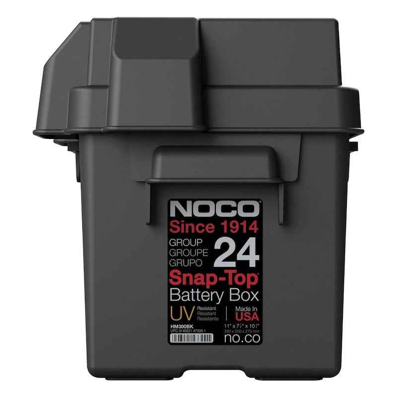 Group 24 Snap-Top Battery Box Vented – NOCO BG24 (HM300BKS)