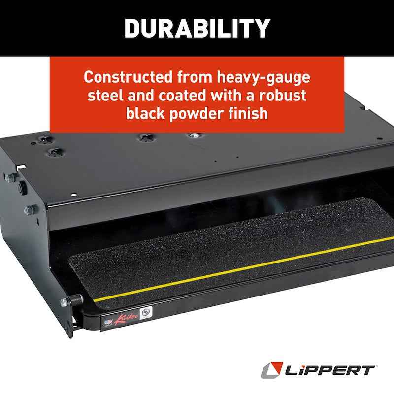 Kwikee Series 26 Electric Single RV Entry Step – 23.5” Width 3711363