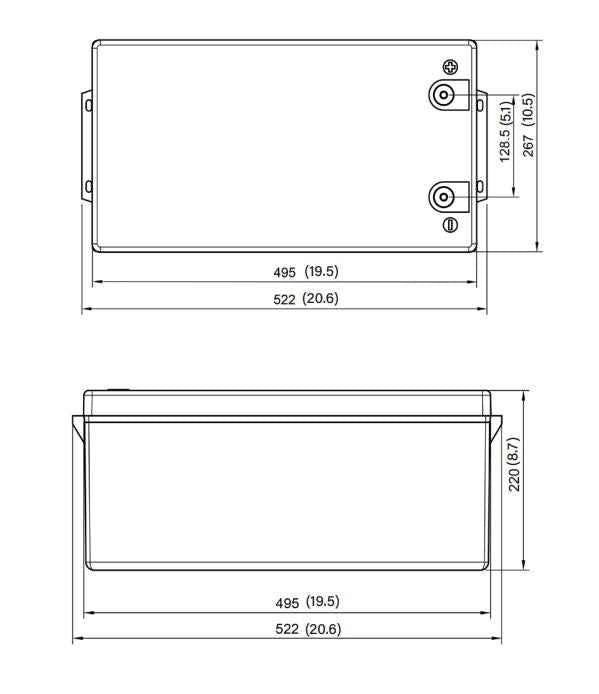 RELiON Lithium Battery RB24V100 Group 8D 24V 100Ah Marine Deep Cycle