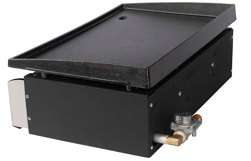 Invision Outdoor Griddle SOP-1002A – 11,000 BTU Cast Iron, Slide Mount 3060ALG