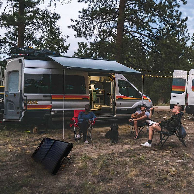 Go Power DuraLite 100W Portable Solar Kit GP-DURALITE-100 – Lightweight Foldable - Used RV Parts