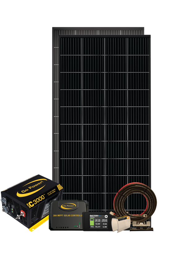 400 Watt Solar Kit GP-PT-400 – PowerTrak Solar & Inverter/Charger System