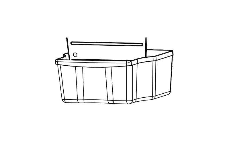 Norcold 1210 RV Refrigerator Crisper Bin – White | Part 628688