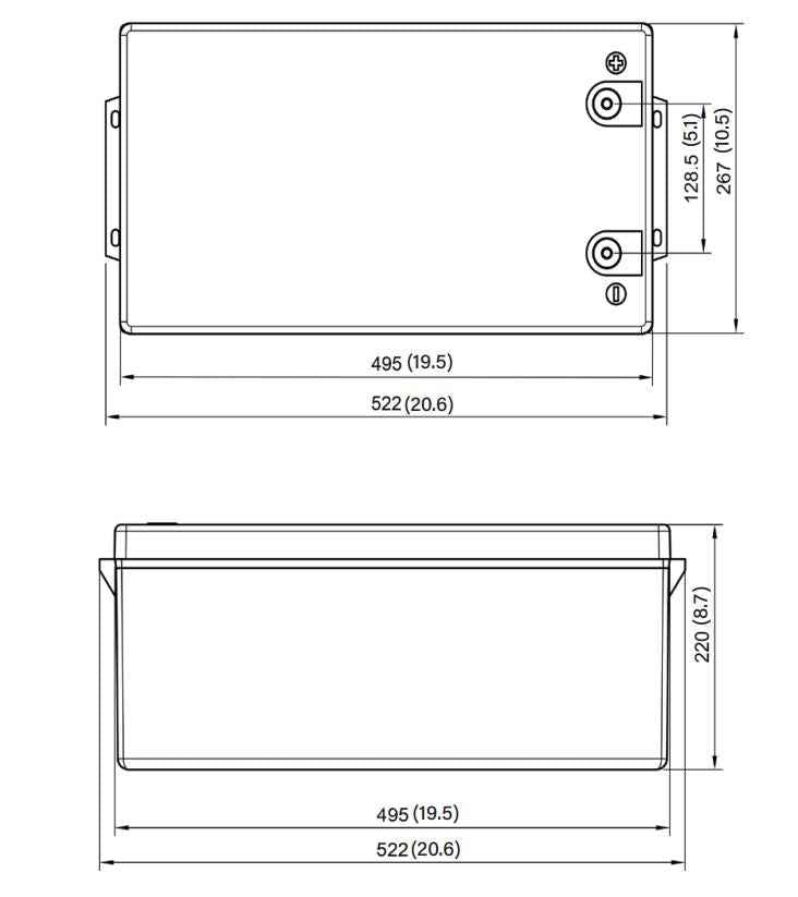 RELiON Lithium Battery RB300 Group 31 12V 300Ah Marine Deep Cycle