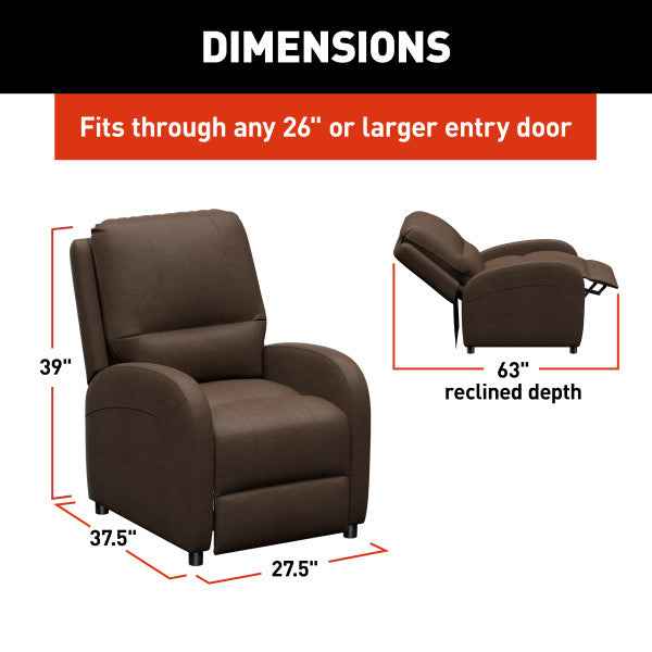 Thomas Payne Pushback Recliner – Satula Brown 2024044212