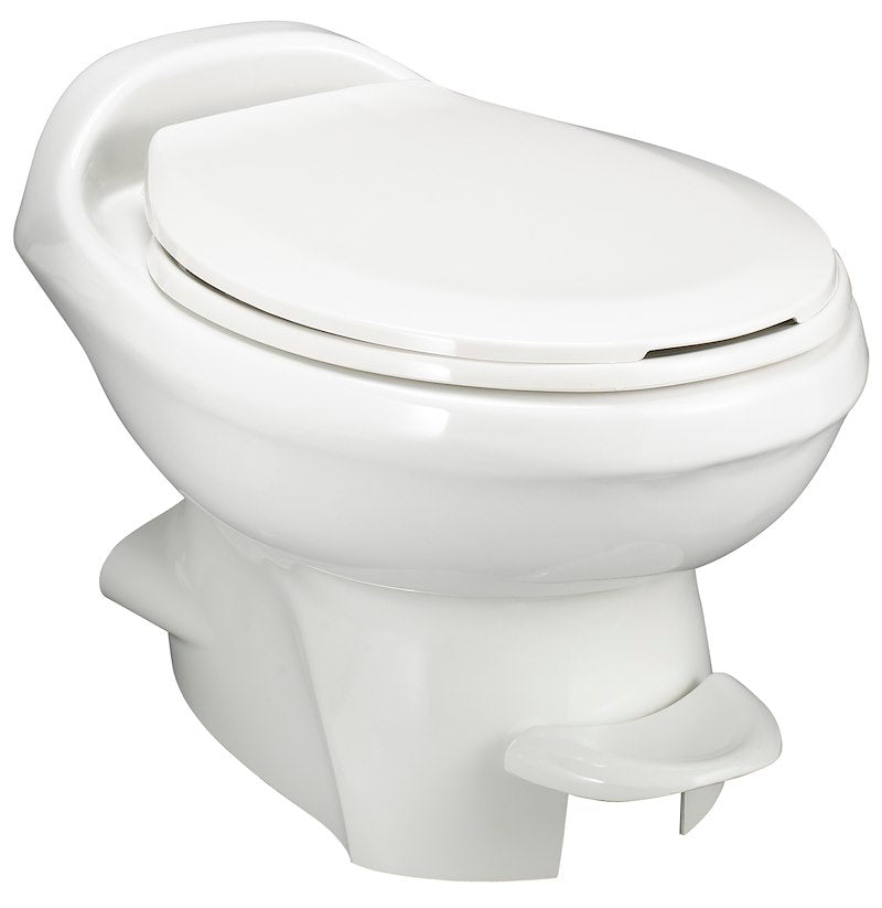 Thetford Aqua-Magic Style Plus Low Profile RV Toilet – Pedal Flush, White 34433 - Used RV Parts