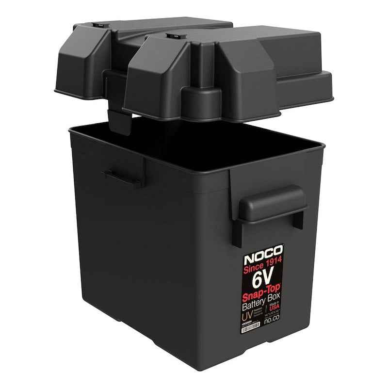 6 Volt Snap-Top Battery Box Vented – NOCO BG6V (HM306BKS)
