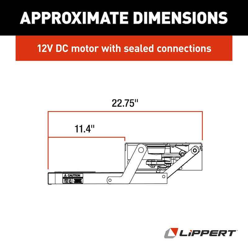 Kwikee Electric RV Entry Step – Single, 24" Tread, 3691461