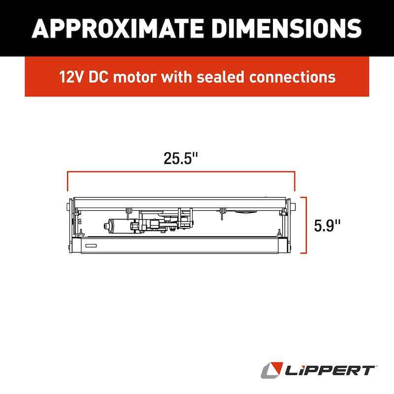 Kwikee Electric RV Entry Step – Single, 24" Tread, 3691461