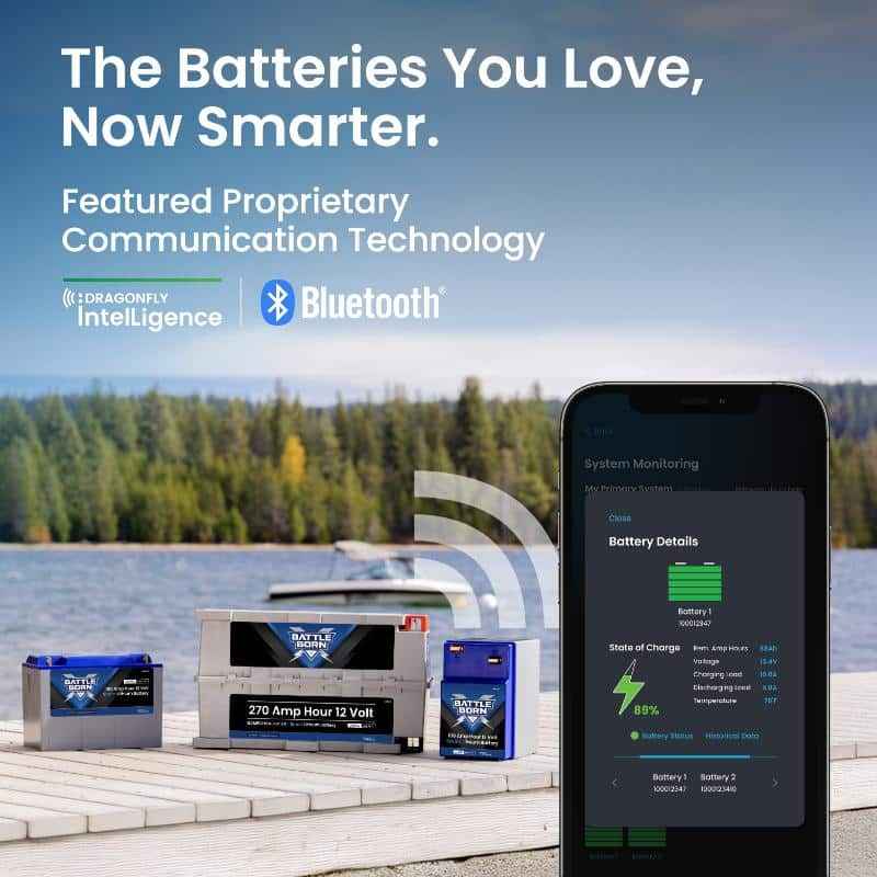 Chelsea Rv Battery New 12V GC3 Lithium Deep Cycle RV Battery 270Ah Smart LiFePO4 – BBGC3I