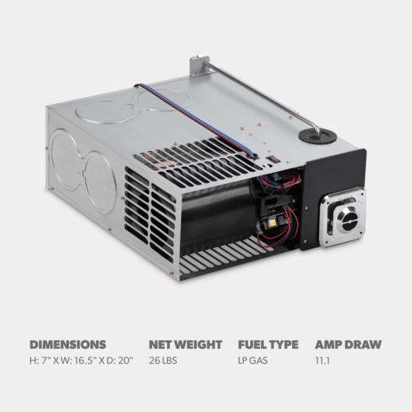 Dometic Propane RV Furnace – DFMDH35121, 35,000 BTU, Bottom Discharge