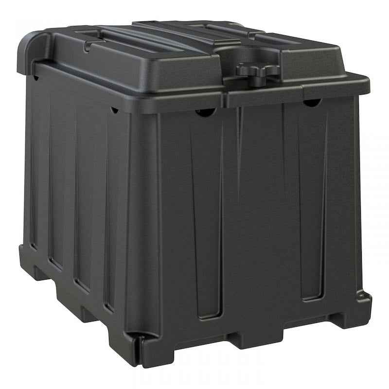 Dual 6 Volt Battery Box Full Flow Vented Polyethylene – NOCO HM426
