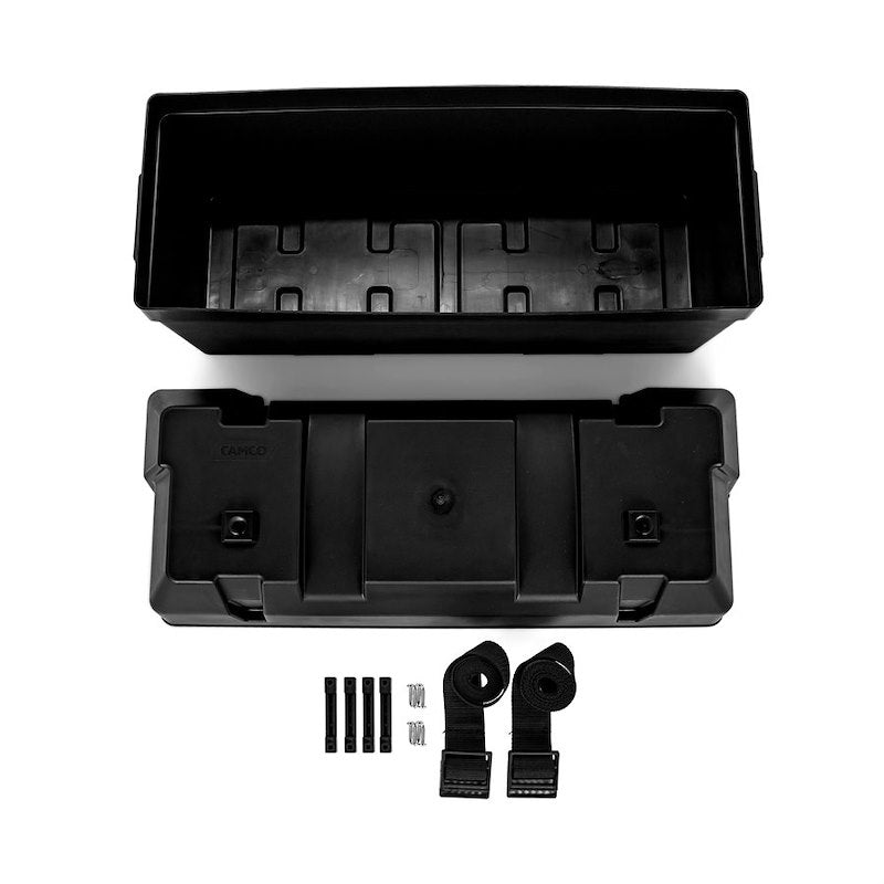 Dual Battery Box For GC2 Or Group 24 Batteries Polypropylene – Camco 55374