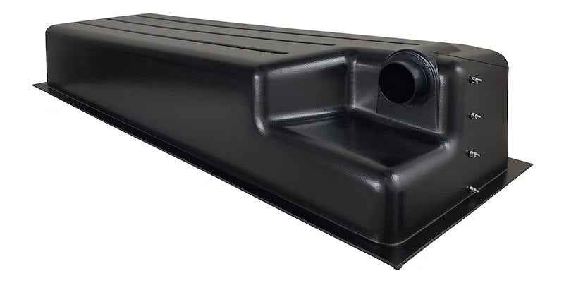 44 Gallon Waste Holding Tank – 64" L x 22" W x 12" H – Recessed Drain – 12420