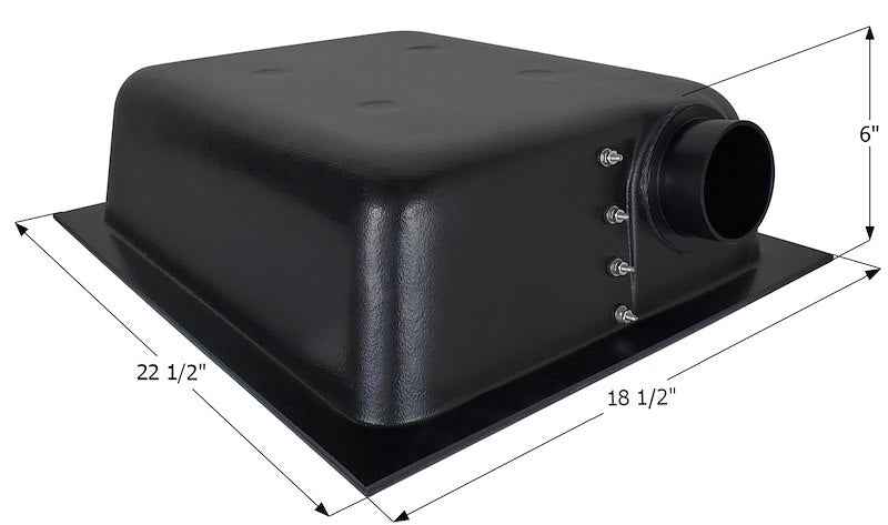 8 Gallon Waste Holding Tank – 22-1/2" L x 18-1/2" W x 6" H – 01682