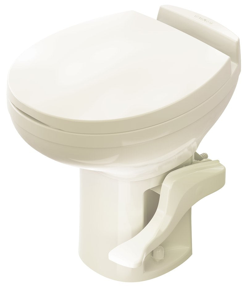 Thetford Aqua-Magic Residence High Profile RV Toilet – Pedal Flush, Bone 42171 - Used RV Parts
