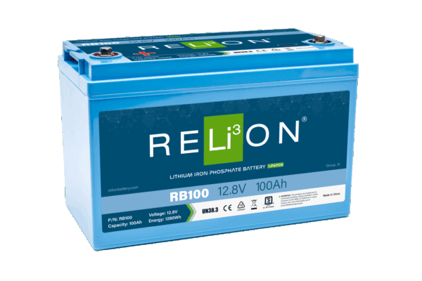 RELiON Lithium Battery RB100 Group 31 12V 100Ah Marine Deep Cycle
