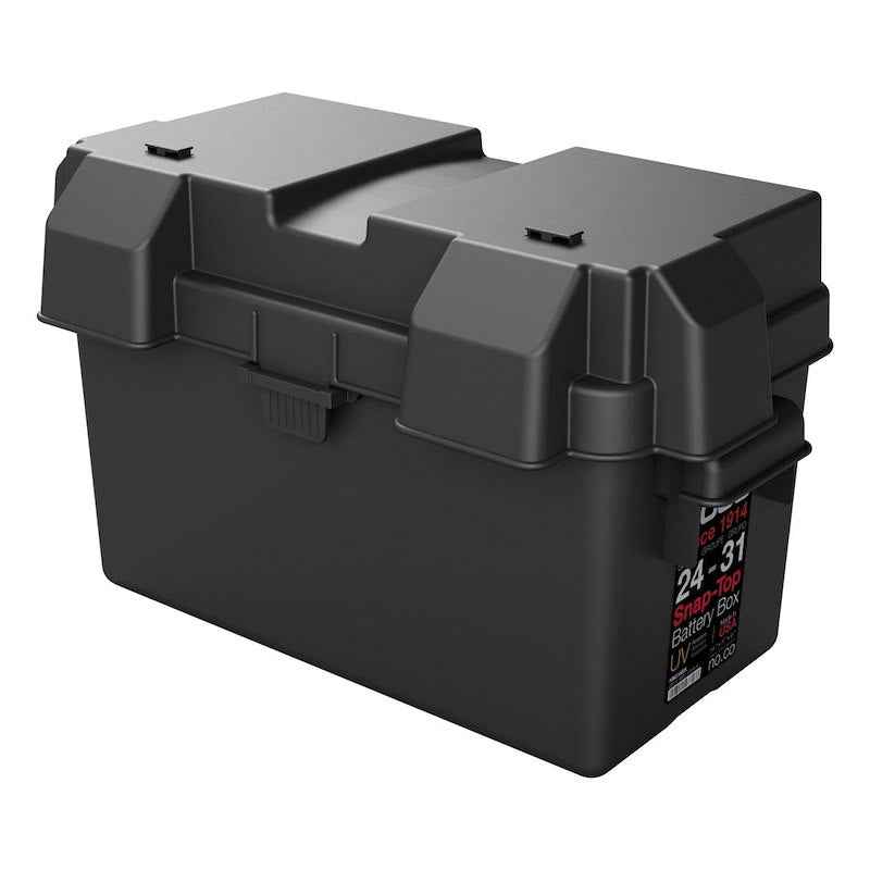 Group 24–31 Snap-Top Battery Box Vented – NOCO BG31 (HM318BKS)