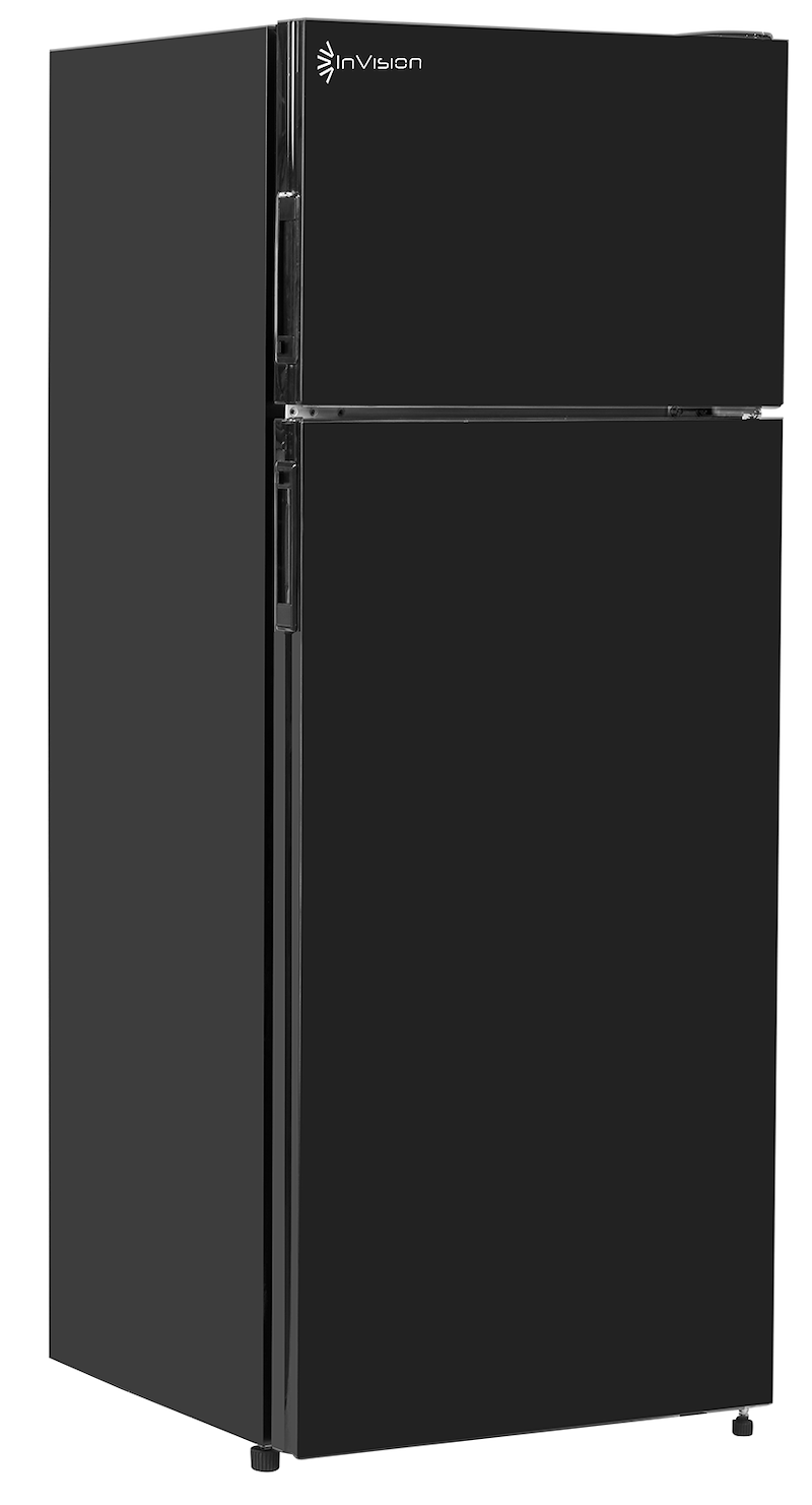 New Invision 12V DC RV Refrigerator 7.7 Cu Ft – Black 180-2712