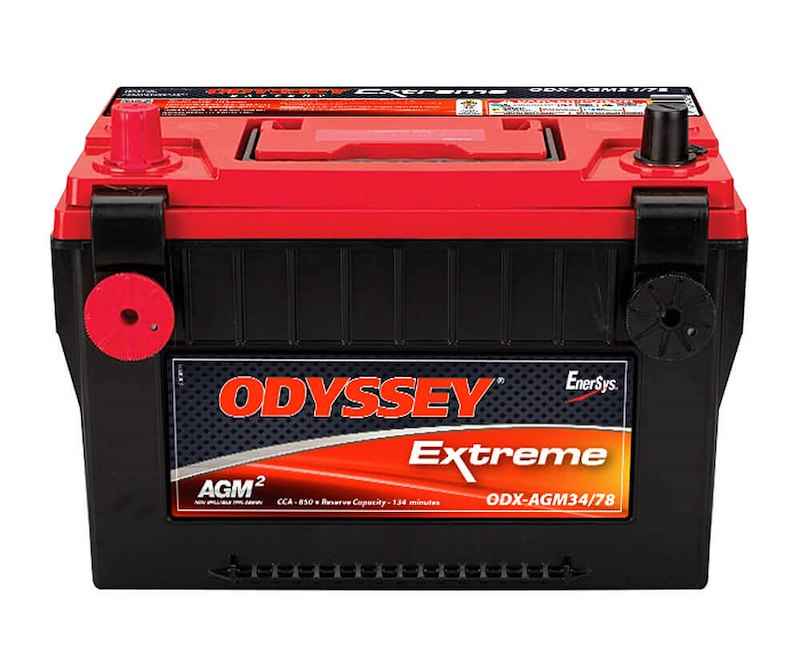 Odyssey AGM Starting Battery ODX-AGM34 78 Group 34/78 12V 850 CCA