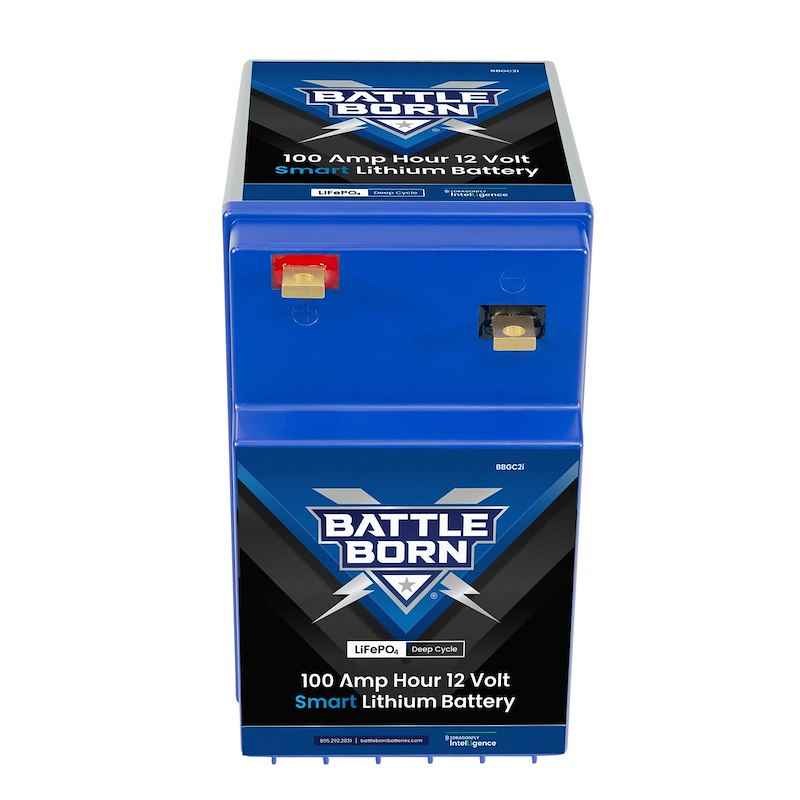 12V GC2 Lithium Deep Cycle RV Battery 100Ah Smart LiFePO4 – Battle Born BBGC2I