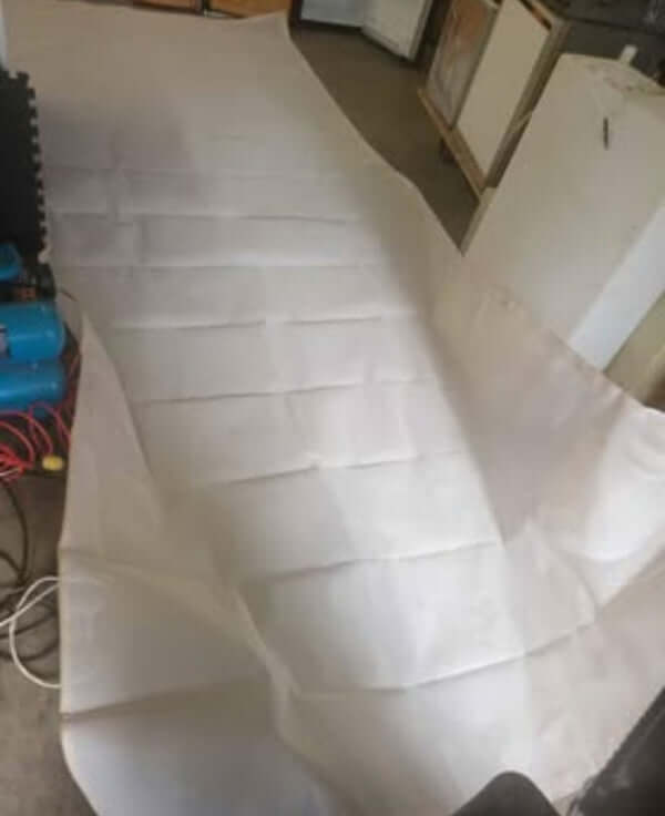 RV  Awning Sun Shade Screen 16ft Beige - Used RV Parts
