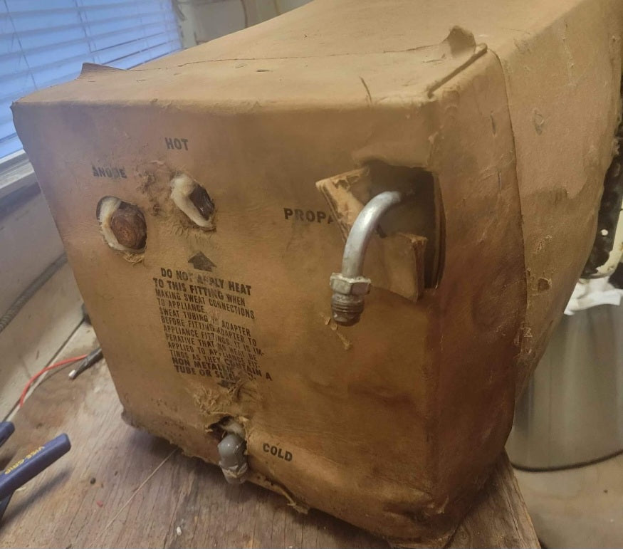 RV Propane only Hot Water Heater