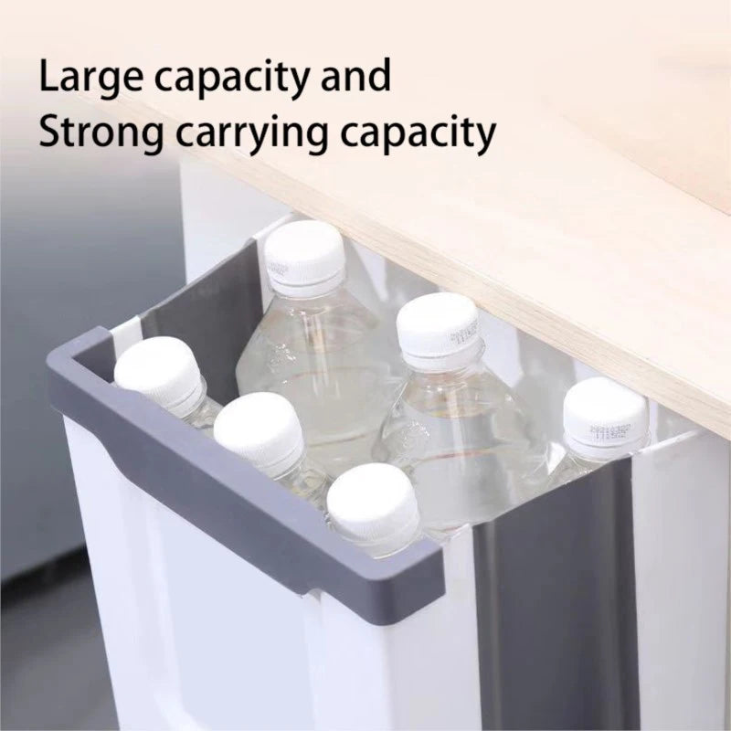 Hanging Trash Bin Foldable Storage Garbage