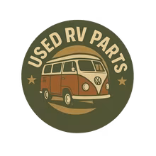 Used RV Parts logo - specializing in propane fridges, propane appliances, and RV components in Kelowna, BC