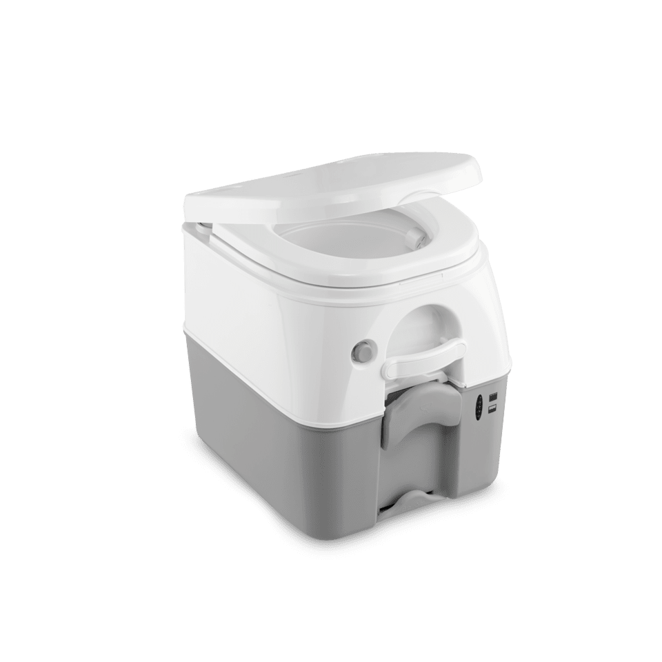 Toilettes portatives Dometic SaniPottie 976 - Réservoir à déchets de 5 gallons, gris