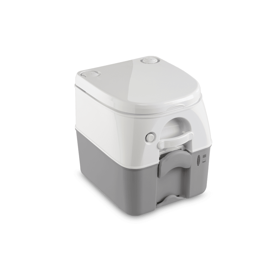 Toilettes portatives Dometic SaniPottie 976 - Réservoir à déchets de 5 gallons, gris