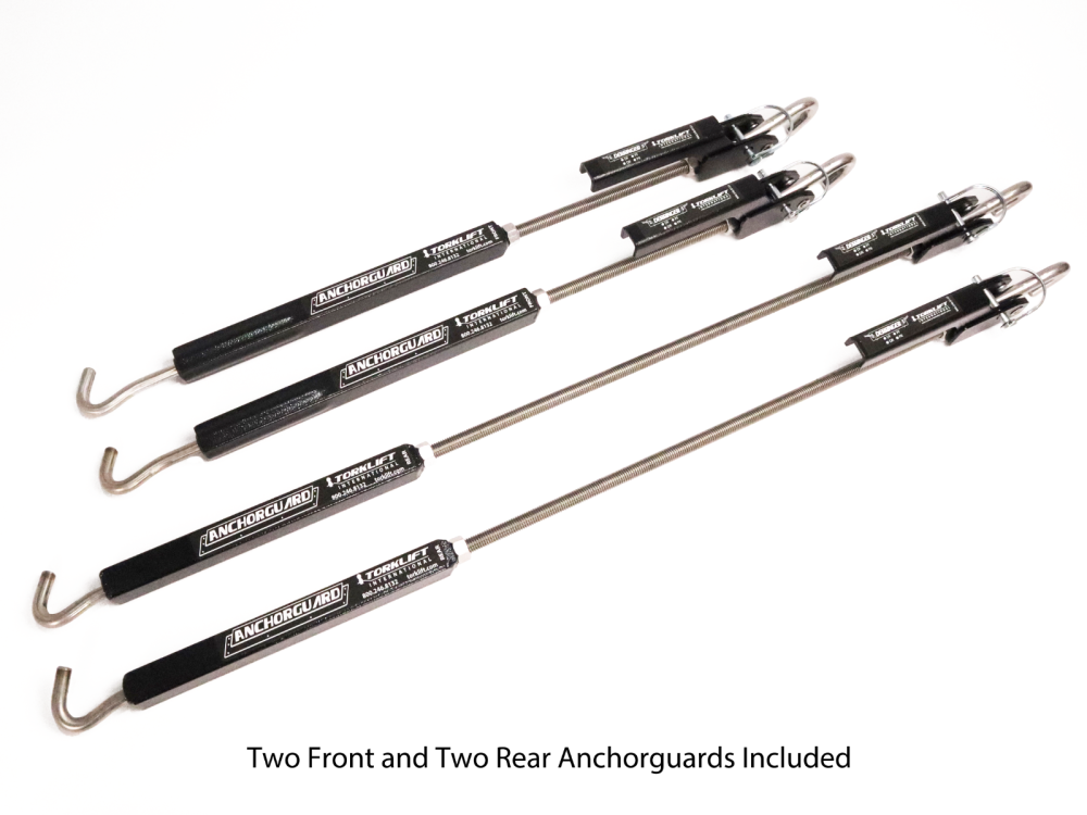 Torklift Turnbuckle S9020 – AnchorGuard Stainless Steel/Aluminum Set (4-Piece) - Used RV Parts