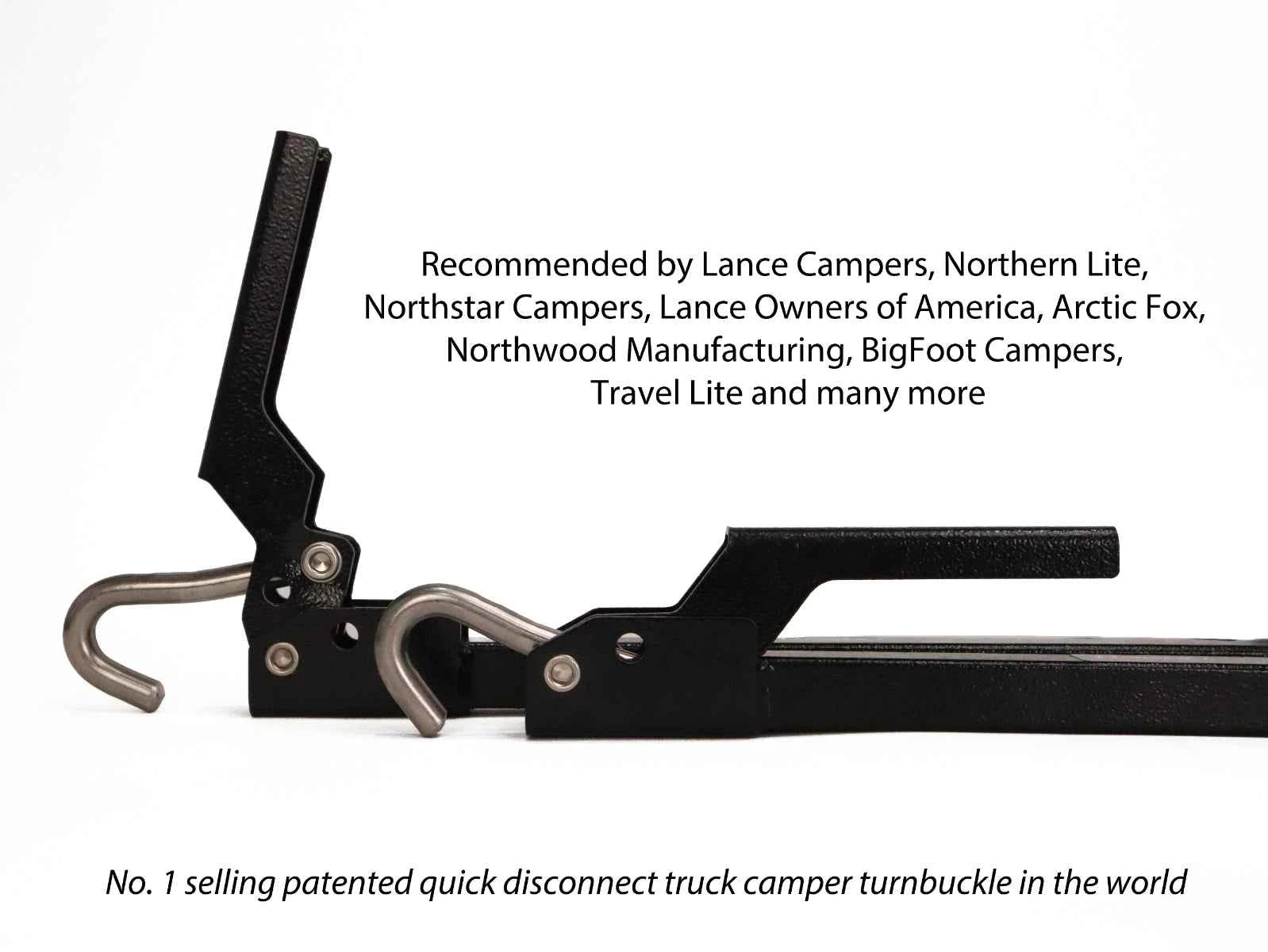 Torklift FastGun Turnbuckles – Black Stainless Steel (Set of 2) – S9529