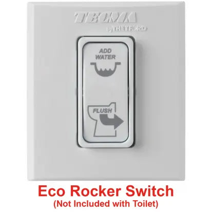 Tecma Compass ECO Electric RV Toilet –  High Profile,  White 98305 - Used RV Parts